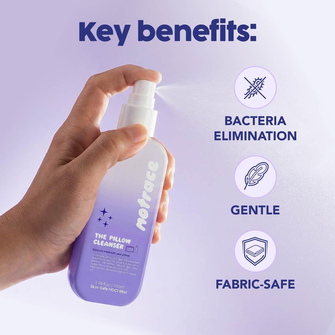 NoTrace Pillow Cleanser